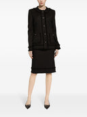 Dolce & Gabbana Tweed Single Breasted Jacket