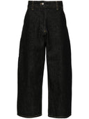 Studio Nicholson Pre Wide Leg Denim Cropped Jeans