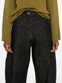 Studio Nicholson Pre Wide Leg Denim Cropped Jeans