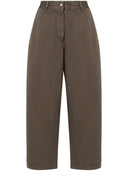 Studio Nicholson pre -largo jeans ritagliato in denim