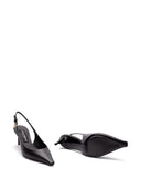 Dolce & Gabbana Leather Slingback Pumps