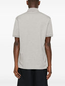 Gucci Web Detail Cotton Polo Shirt