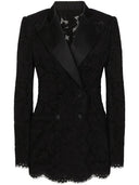 Dolce & Gabbana Lace Double Breasted Jacket