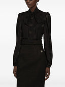Dolce & Gabbana Allover Logo Silk Shirt