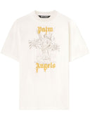 Palm Angels Logo Cotton T Shirt