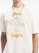 Palm Angels Logo Cotton T Shirt