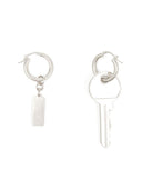 Mm6 Maison Margiela Tag And Key Earrings