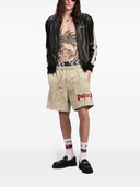 Palm Angels Logo Bomber Effect Bomber