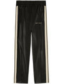 Palm Angels Logo Ledereffekt Trackhosen