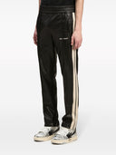 Palm Angels Logo Ledereffekt Trackhosen