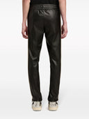 Palm Angels Logo Ledereffekt Trackhosen
