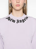 Palm Angels Logo Baumwollgeschnittenes T -Shirt