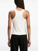 Palm Angels Logo Ribbed Tank Top
