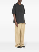Maison Margiela Embroidered Logo Cotton T Shirt