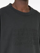 Maison Margiela Embroidered Logo Cotton T Shirt