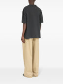 Maison Margiela Embroidered Logo Cotton T Shirt