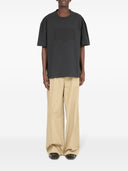 Maison Margiela Embroidered Logo Cotton T Shirt