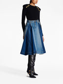 Balmain geknöpfter Strickpullover