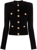Balmain Buttoned Crewneck Cardigan
