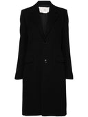 Ami Paris Wool Single Breasted Coat