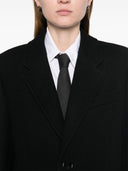 Ami Paris Wool Single Breasted Coat