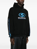 Balenciaga Printed Cotton Hoodie