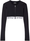 Off White Logo Cropped Top