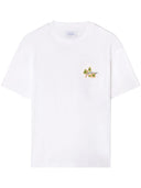 Off White Ramage Flower Cotton T Shirt
