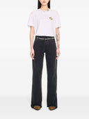 Off White Ramage Flower Cotton T Shirt