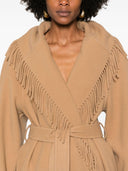 Balenciaga Wool Fringed Coat