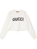 Gucci Cruise Logo Baumwoll -Sweatshirt