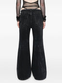 Givenchy Wide Leg Denim Cotton Jeans