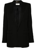 Saint Laurent Gabardine Single Breasted Jacket