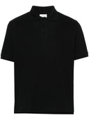 Saint Laurent Piquet Cotton Polo Shirt