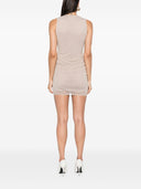 Saint Laurent Stretch Tulle Short Dress