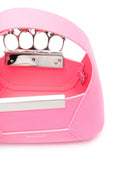 Alexander MC Queen The Jewelled Hobo Mini Skórzana torba na ramię