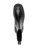 Alexander MC Queen Strep Slick Leather Chelsea Buty