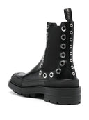 Alexander MC Queen Strep Slick Leather Chelsea Buty