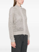 Brunello Cucinelli Silk And Linen Blend Cardigan