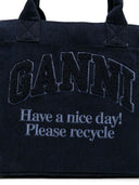 Ganni Small Denim Tote Bag