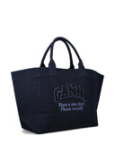 Ganni Xxl Denim Tote Bag
