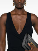 Shain laurent v abito manicotto al collo