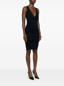 Shain laurent v abito manicotto al collo