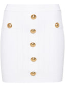 Balmain Buttoned Knitted Skirt