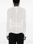 Rick Owens Basic Ribbed Long Sleeve T Shirt