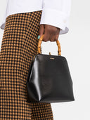Jil Sander Goji Square Bamboo petit sac à main