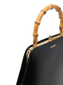 Jil Sander Goji Square Bamboo petit sac à main
