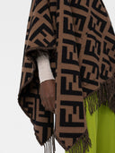 Fendi ff cashmere poncho