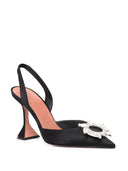 Amina Muaddi Begum Satin Slingback Pumps