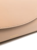 Jil Sander Cannolo Small Leather Shoulder Bag